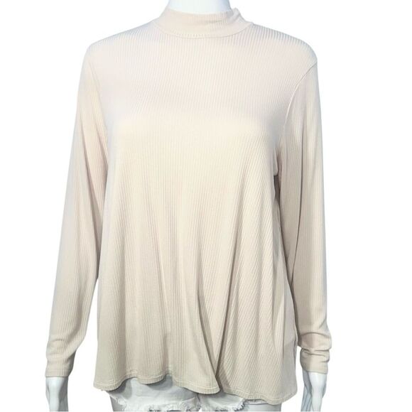 Old Navy Tops - Luxe Mock-Neck Rib-Knit Swing Top NWOT